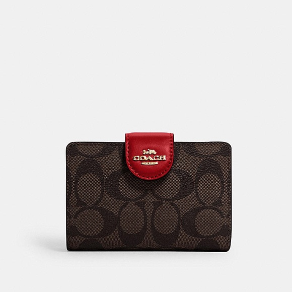 Coach Corner Zip Wallet - Picture 1 of 5